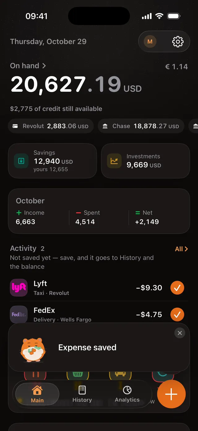 Effortless tracking