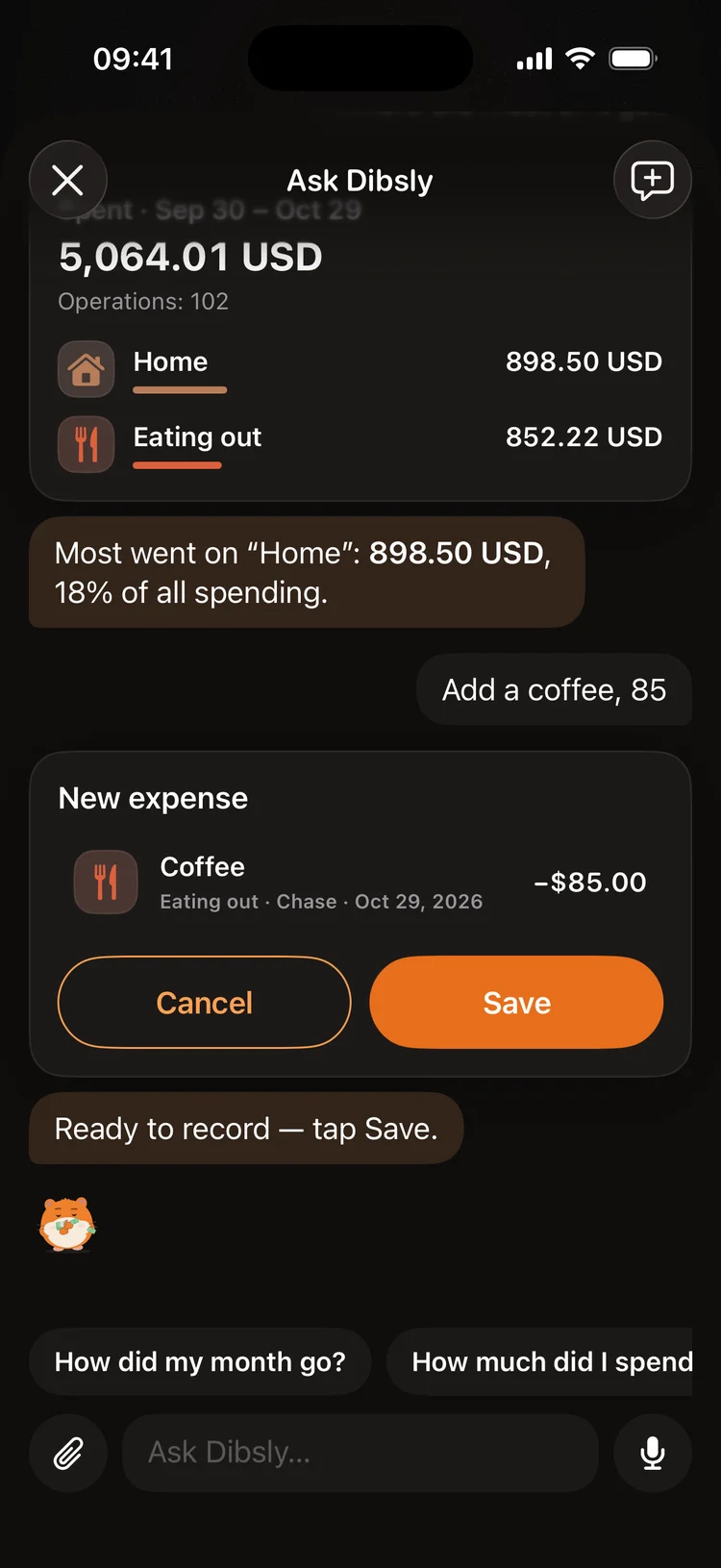 Ask about your money